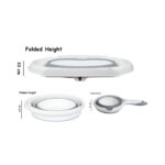 سرویس وان حمام آکاردئونی 3 تکه ترکیه هوبی لایف