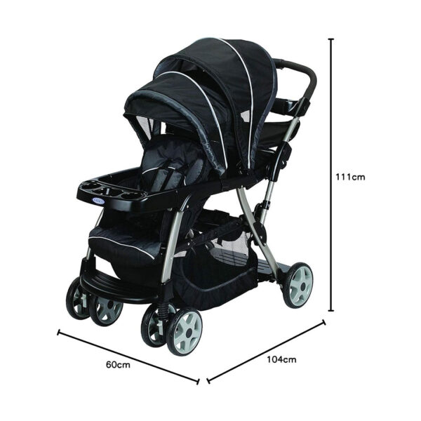 قیمت و خرید کالسکه دوقلو گراکو مدل READY2GROW LX در فروشگاه سیسمونی ارمغان کیدز