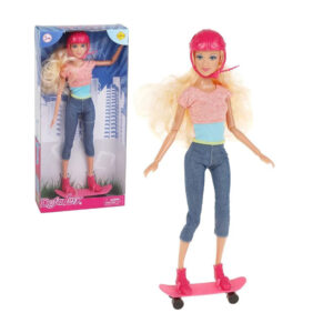 قیمت و خرید عروسک باربی دفا لوسی مدل اسکیت سوار | Defa Lucy No. 8375 در فروشگاه سیسمونی ارمغان کیدز (ارمغان کودک پارک ملت)