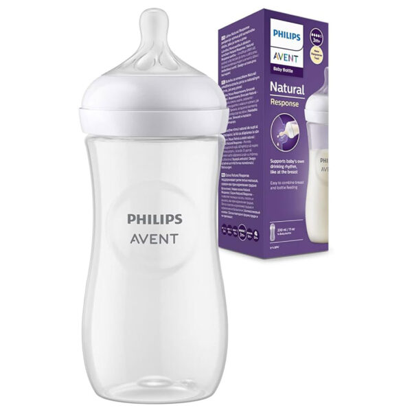 قیمت و خرید شیشه شیر طلقی نچرال ریسپانس فیلیپس اونت در فروشگاه سیسمونی ارمغان کیدز (ارمغان کودک پارک ملت)