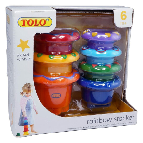 قیمت و خرید اسباب بازی رنگین کمان هفت تکه تولو TOLO در فروشگاه سیسمونی ارمغان کیدز ( ارمغان کودک پارک ملت )