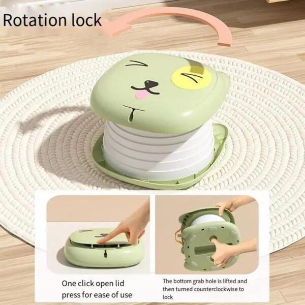 قیمت و خرید توالت فرنگی کودک مدل آکاردئونی مسافرتی در فروشگاه سیسمونی ارمغان کیدز ( ارمغان کودک پارک ملت )