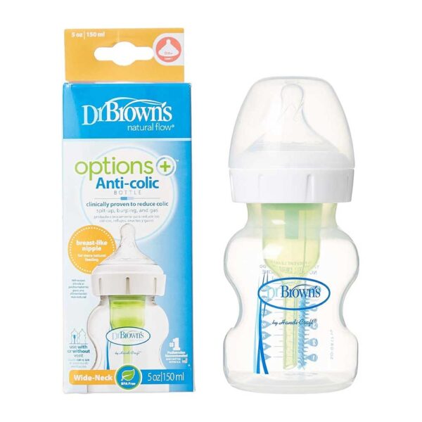 قیمت و خرید شیشه شیر طلقی آپشن پلاس دکتر براون Dr brown's در فروشگاه سیسمونی ارمغان کیدز ( ارمغان کودک پارک ملت )