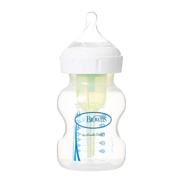 قیمت و خرید شیشه شیر طلقی آپشن پلاس دکتر براون Dr brown's در فروشگاه سیسمونی ارمغان کیدز ( ارمغان کودک پارک ملت )