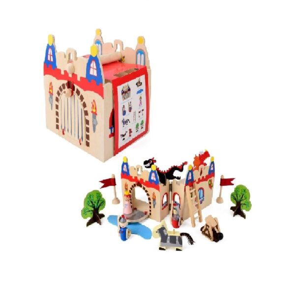 قیمت و خرید اسباب بازی قلعه شوالیه چوبی پیکاردو در فروشگاه سیسمونی ارمغان کیدز ( ارمغان کودک پارک ملت )