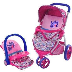 کالسکه عروسک بیبی الایو | Baby Alive Doll Travel System